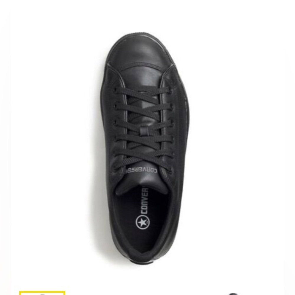 Converse Mens 7.5 Composite Toe Metal Free Wedge Sole Work Tennis Shoe Black New
